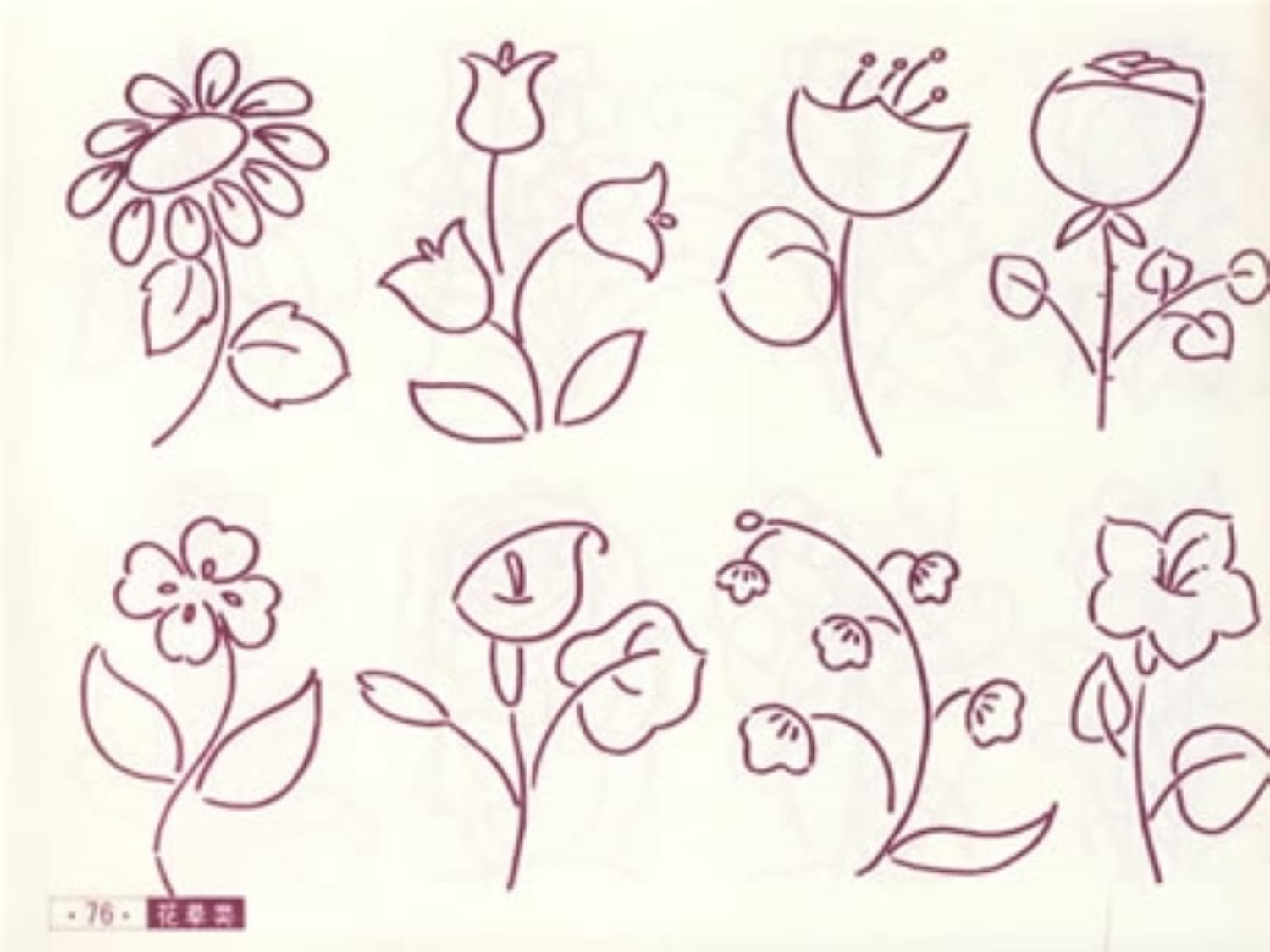簡(jiǎn)筆畫樹(shù)木花卉教育課件